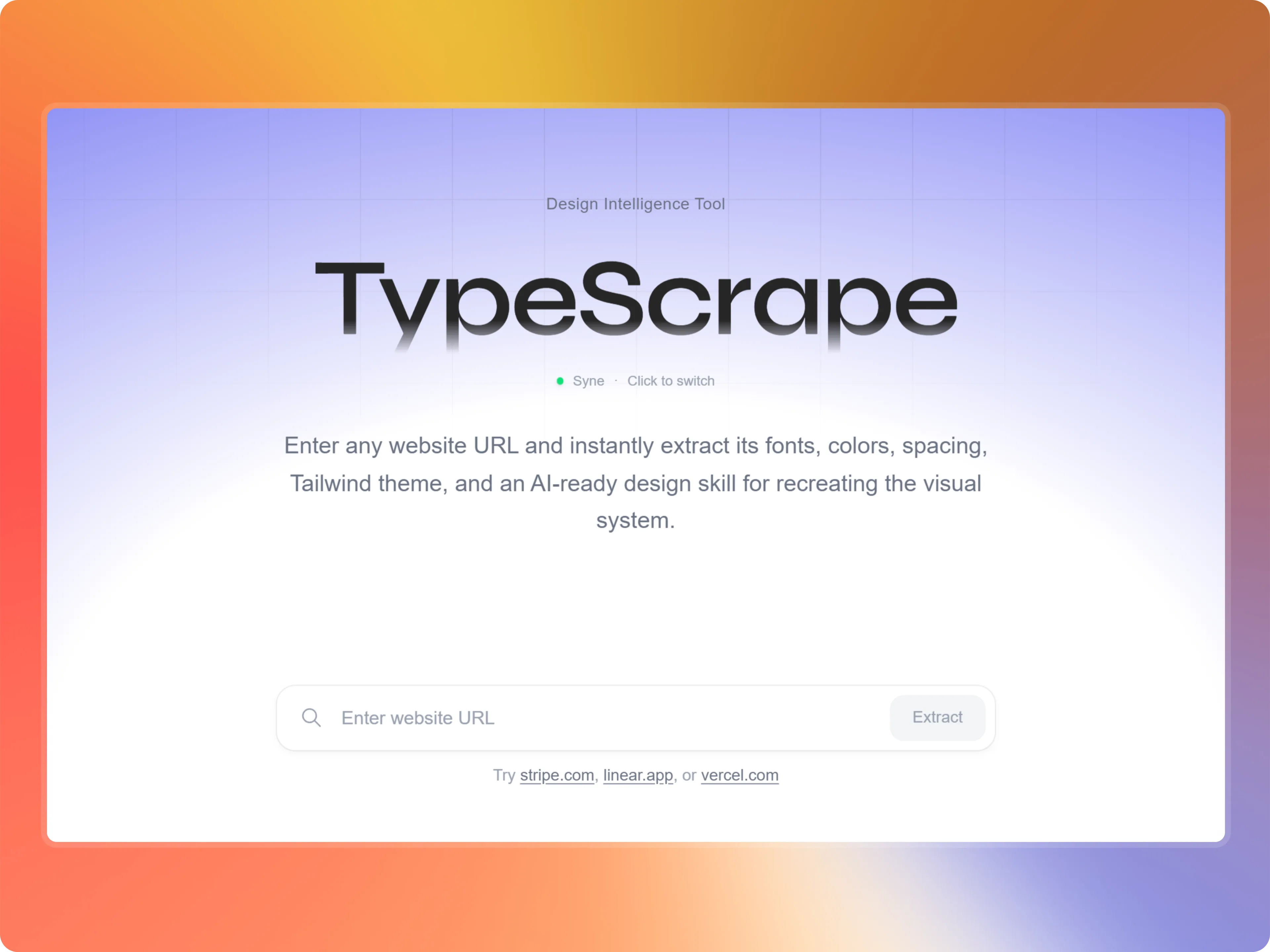 TypeScrape project cover